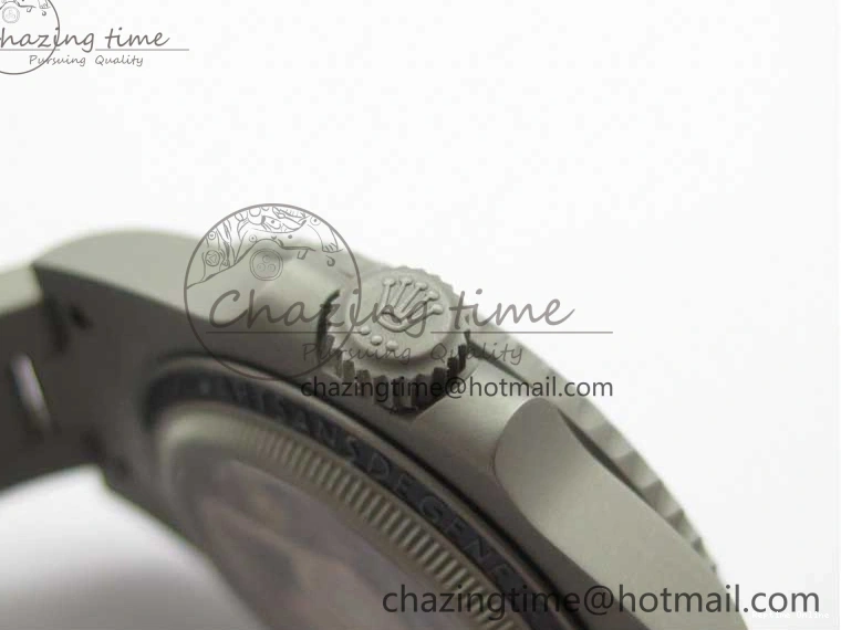0522 Submariner 116610 Andrea Pirlo Sandblasted ROF Best Edition Carbon Bezel on Skeleton DIal SA TimelessDesign 2789
